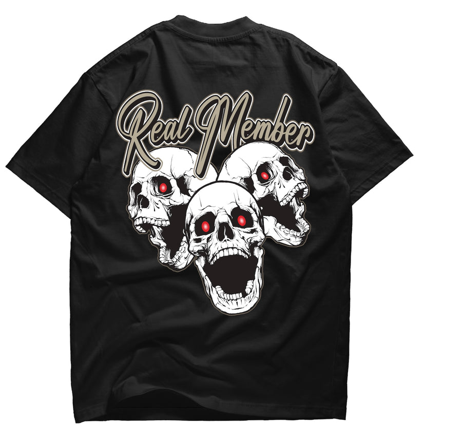 Real Member Black Tee