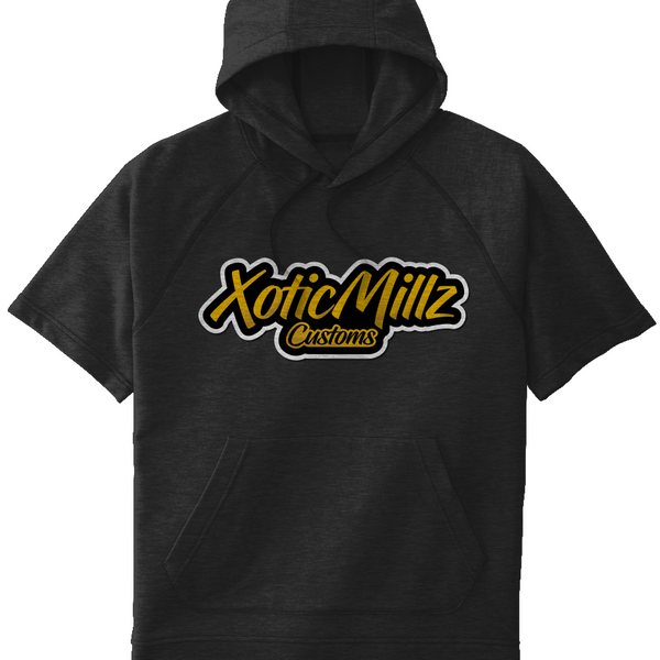 Tri-Blend Fleece  S/S Hooded Pullover