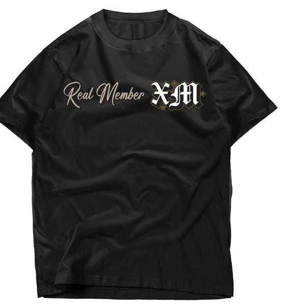 Real Member Black Tee